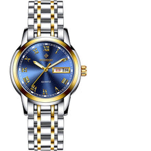 Load image into Gallery viewer, WISHDOIT Fashion Casual Quartz Watches Stainless Steel Women Watch Waterproof Clock Zegarek Damski Montre Femme Relogio Feminino