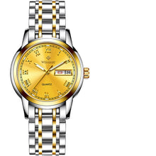 Load image into Gallery viewer, WISHDOIT Fashion Casual Quartz Watches Stainless Steel Women Watch Waterproof Clock Zegarek Damski Montre Femme Relogio Feminino