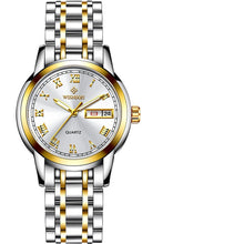 Load image into Gallery viewer, WISHDOIT Fashion Casual Quartz Watches Stainless Steel Women Watch Waterproof Clock Zegarek Damski Montre Femme Relogio Feminino