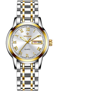 WISHDOIT Fashion Casual Quartz Watches Stainless Steel Women Watch Waterproof Clock Zegarek Damski Montre Femme Relogio Feminino