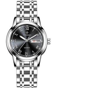 WISHDOIT Fashion Casual Quartz Watches Stainless Steel Women Watch Waterproof Clock Zegarek Damski Montre Femme Relogio Feminino