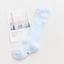 Load image into Gallery viewer, Newborn Baby Girls Tights Winter Baby Stockings Bow Cotton Lace Knee High Long Tube Tights  Princess Infant Newborn Pantyhose