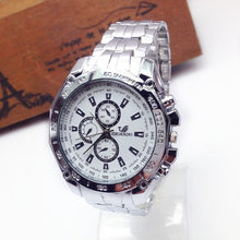 Load image into Gallery viewer, Neutral Steel Belt Beneficial Businessman Stainless Steel Strap Sport Fashion Quartz Men Cheap Wristwatch Watches Valentine Gift