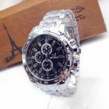Load image into Gallery viewer, Neutral Steel Belt Beneficial Businessman Stainless Steel Strap Sport Fashion Quartz Men Cheap Wristwatch Watches Valentine Gift