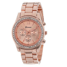 Load image into Gallery viewer, Geneva Classic Luxury Rhinestone Watch Women Watches Fashion Ladies Watch Women's Watches Clock Reloj Mujer Relogio Feminino